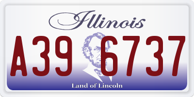 IL license plate A396737