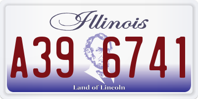 IL license plate A396741