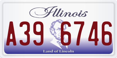 IL license plate A396746