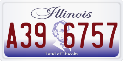 IL license plate A396757