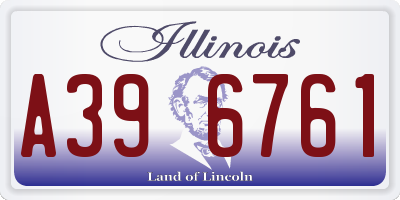 IL license plate A396761