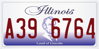 IL license plate A396764