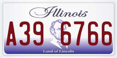 IL license plate A396766
