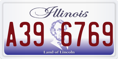 IL license plate A396769