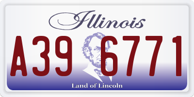 IL license plate A396771