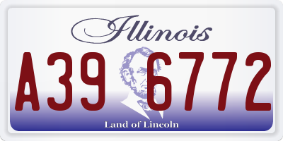 IL license plate A396772