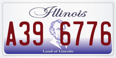 IL license plate A396776
