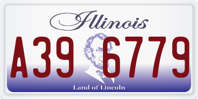 IL license plate A396779