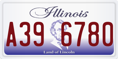 IL license plate A396780