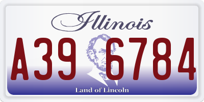 IL license plate A396784
