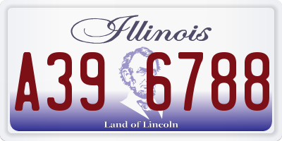 IL license plate A396788