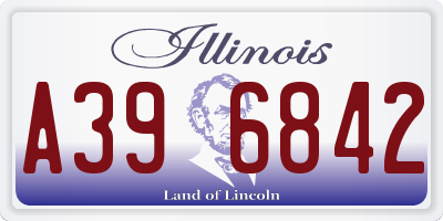IL license plate A396842