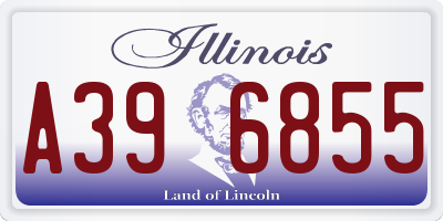 IL license plate A396855