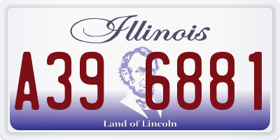IL license plate A396881