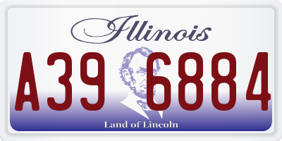 IL license plate A396884