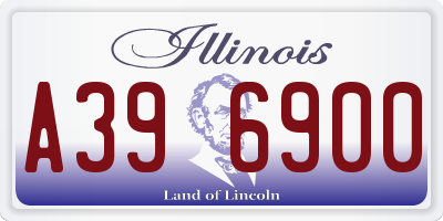 IL license plate A396900