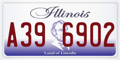 IL license plate A396902