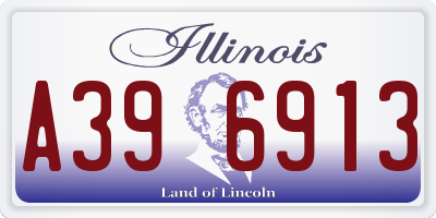 IL license plate A396913