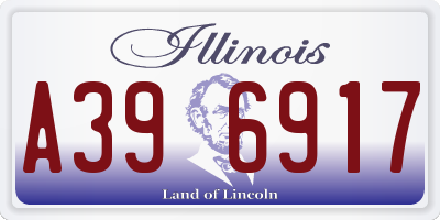 IL license plate A396917