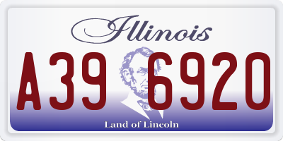 IL license plate A396920