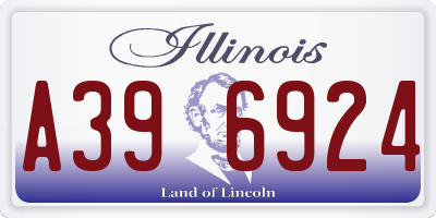 IL license plate A396924