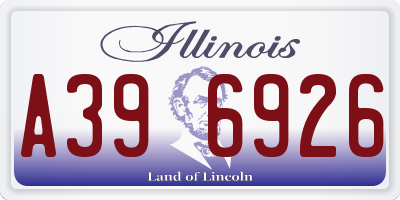 IL license plate A396926
