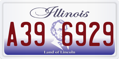 IL license plate A396929