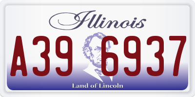 IL license plate A396937