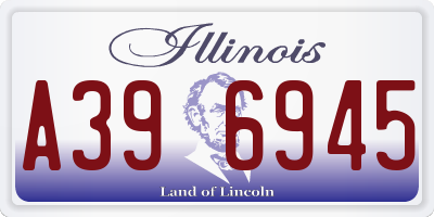 IL license plate A396945