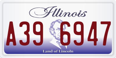 IL license plate A396947