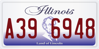 IL license plate A396948