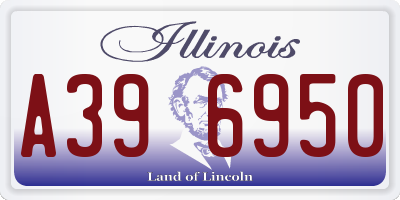 IL license plate A396950
