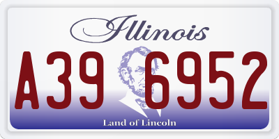 IL license plate A396952