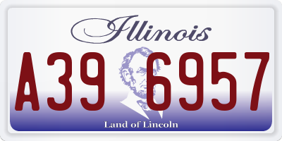 IL license plate A396957