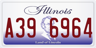 IL license plate A396964