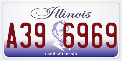 IL license plate A396969