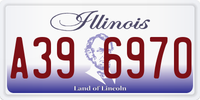 IL license plate A396970