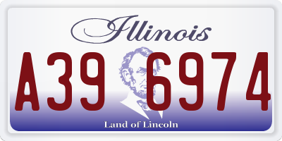 IL license plate A396974