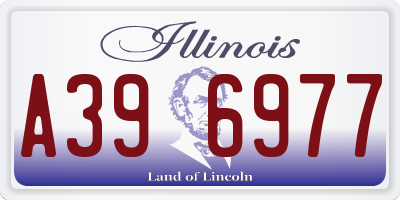 IL license plate A396977