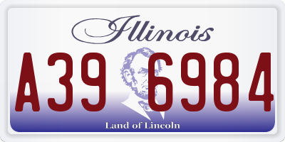 IL license plate A396984