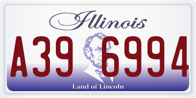 IL license plate A396994
