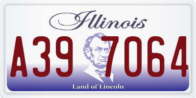IL license plate A397064