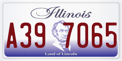 IL license plate A397065