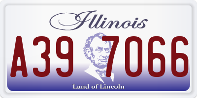 IL license plate A397066