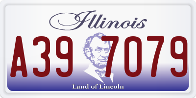 IL license plate A397079