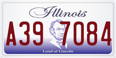 IL license plate A397084