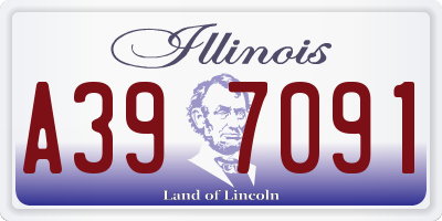 IL license plate A397091