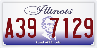 IL license plate A397129