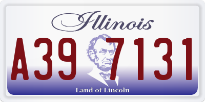 IL license plate A397131