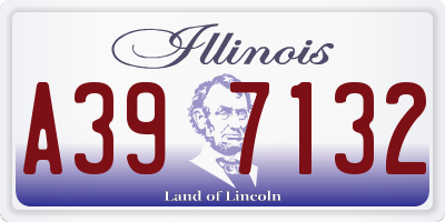 IL license plate A397132